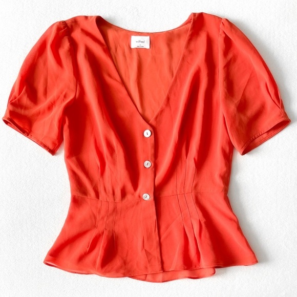 WILFRED New Button-Front Blouse - Picture 4 of 16
